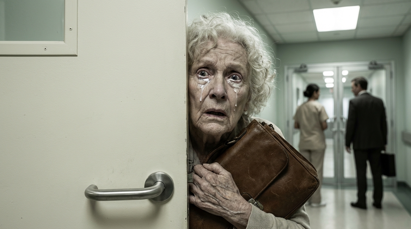 At 66, I sprinted through a U.S. hospital corridor after my daughter-in-law’s icy call—“Robert’s been admitted. Come if you want”—only to be yanked into a half-lit room by a nurse who whispered, “Hide and wait. Trust me.” Seconds later, I heard voices outside my son’s door talking about money, paperwork, and a “plan” that made my whole body go cold.