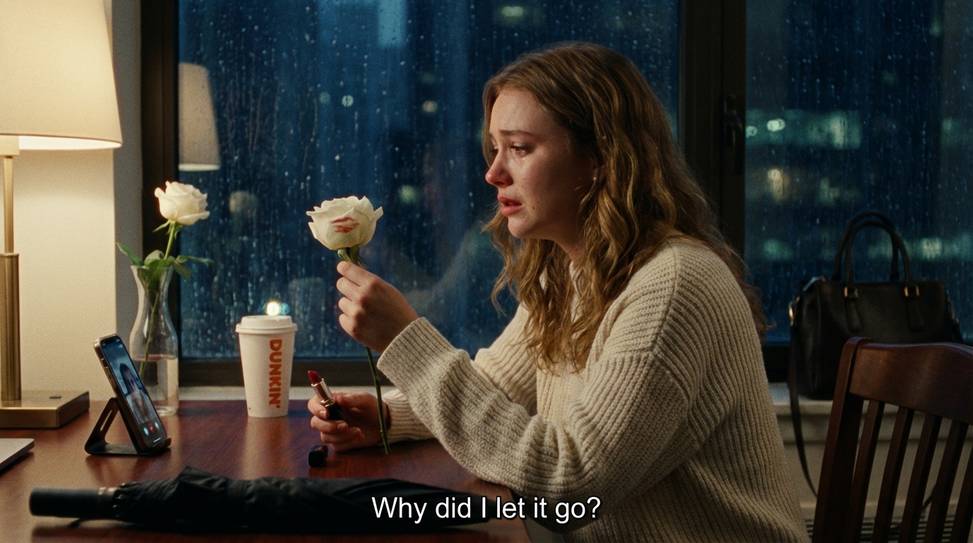 Lacey – Des Moines, Iowa. Am Busbahnhof half ich einem alten Mann, sein Ticket zu bezahlen. Er kam näher und flüsterte: „Wenn deine Schwester weg ist, fass den Lippenstift nicht an.“ Ich lachte es weg – aber ich vergaß es nicht. In dieser Nacht, als ich meine Handtasche öffnete … wäre ich fast in Ohnmacht gefallen angesichts dessen, was ich sah