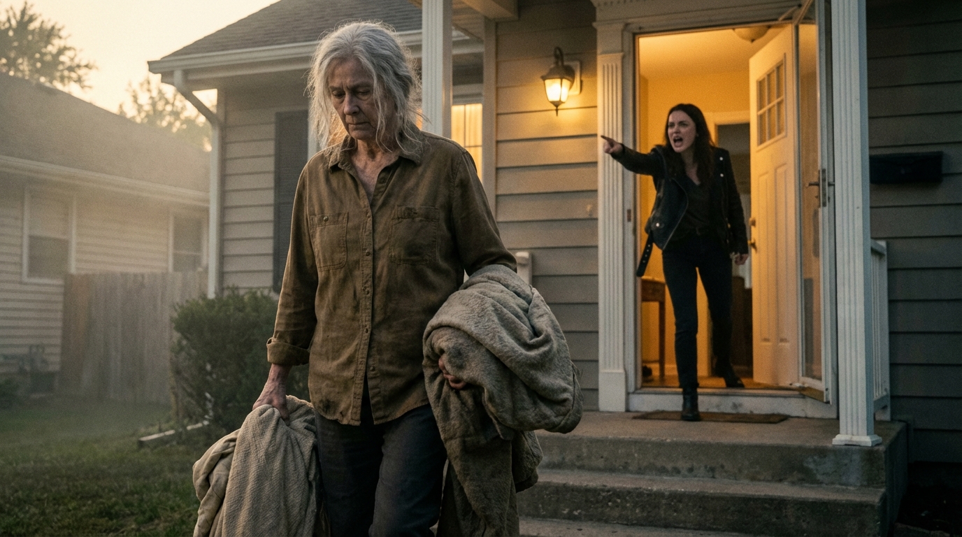 Meine Tochter warf mich raus, nachdem sie 10 Millionen Dollar im Lotto gewonnen hatte, und schrie, dass mir nichts von ihrem Geld jemals gehören würde. Sie nannte mich eine alte Hexe, also ging ich schweigend, ohne zu ahnen, dass sie den Namen auf dem Lottoschein gar nicht beachtet hatte. Und eine Woche später…