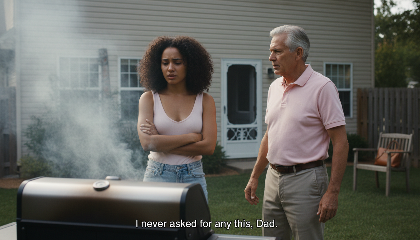 Mein Vater ging durch mein neues Haus mit fünf Schlafzimmern und verkündete ruhig, ich solle es meiner Schwester geben – seinem sogenannten goldenen Kind. Ich sagte ihm einfach, dass er sich nicht allzu viele Sorgen um sie machen müsse, dass er aufhören solle, mich für sie zu opfern, weil die Wahrheit ist, dass sie nie wirklich seine leibliche Tochter war.