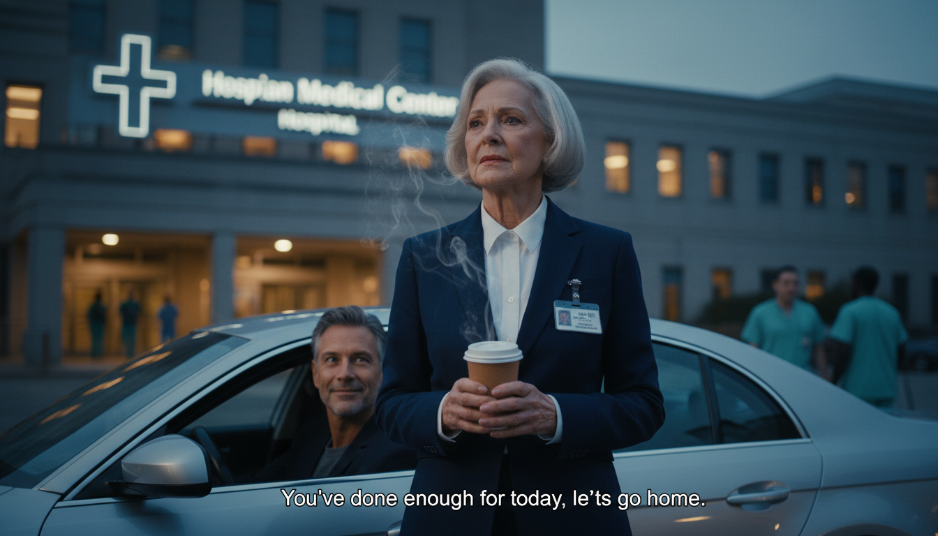 After my husband passed away, I took a new job and every night, the same rideshare driver took me home. I always brought him coffee. Until one night, he drove past my street and said, “Your neighbor is watching you. Don’t go home tonight.