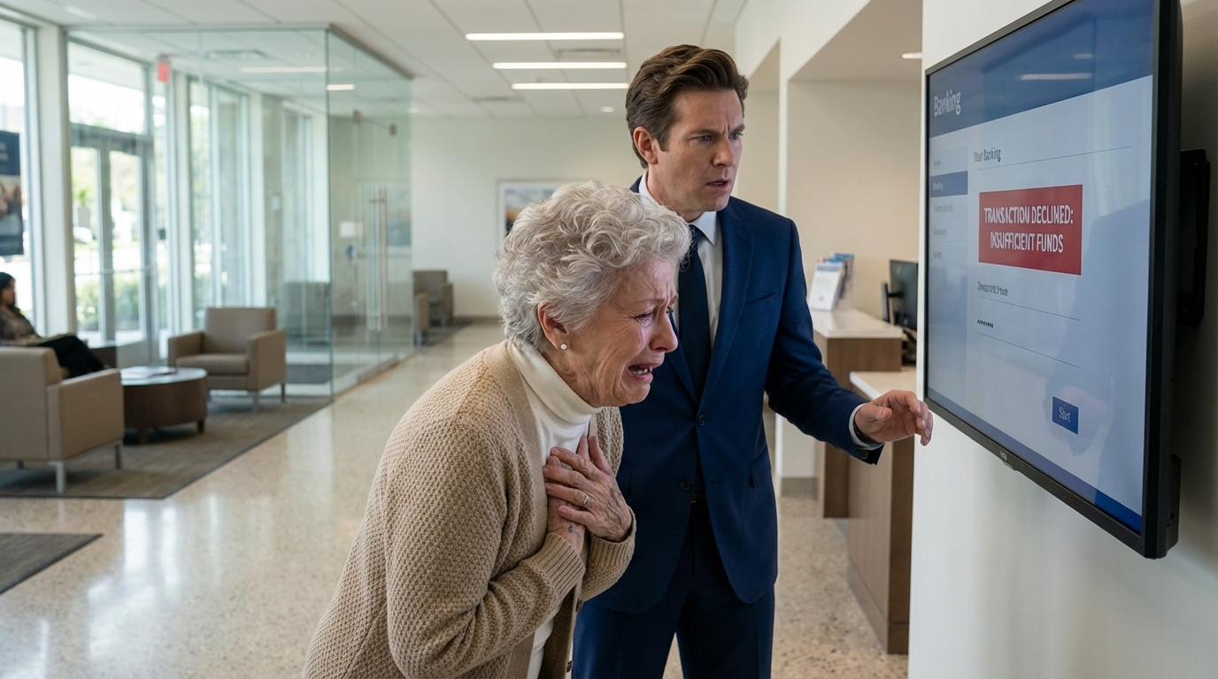 „Ich bin 69 Jahre alt und habe seit einem ganzen Jahr keinen einzigen Dollar erhalten – obwohl mein Sohn sagt: ‚Mama, ich überweise ihn jeden Monat.‘ Also habe ich heimlich nachgeprüft, und die Überwachungskameras der Bank zeigten etwas, das meine ganze Familie sprachlos machte…“