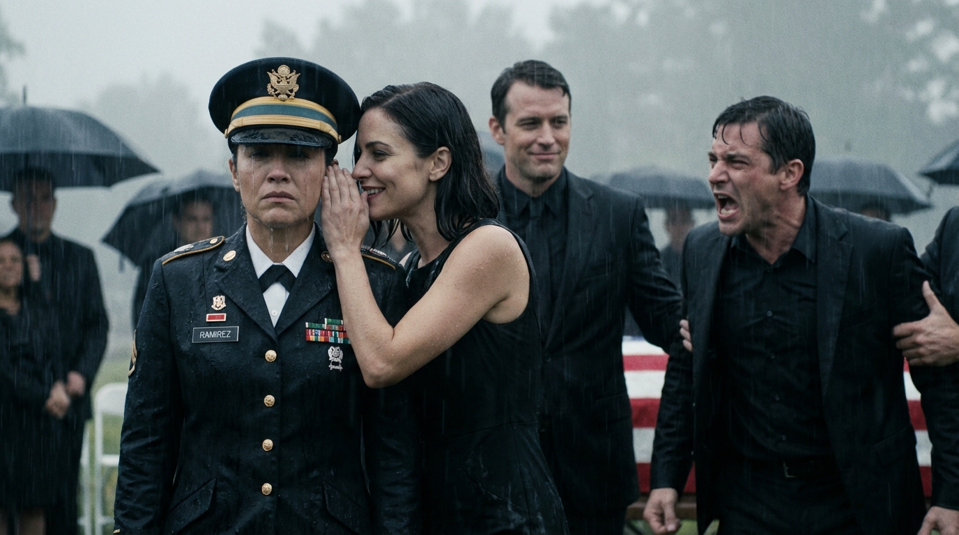 Meine Schwester stahl mir vor Jahren meinen Verlobten — bei der Beerdigung meines Vaters veränderte eine einzige Vorstellung alles …