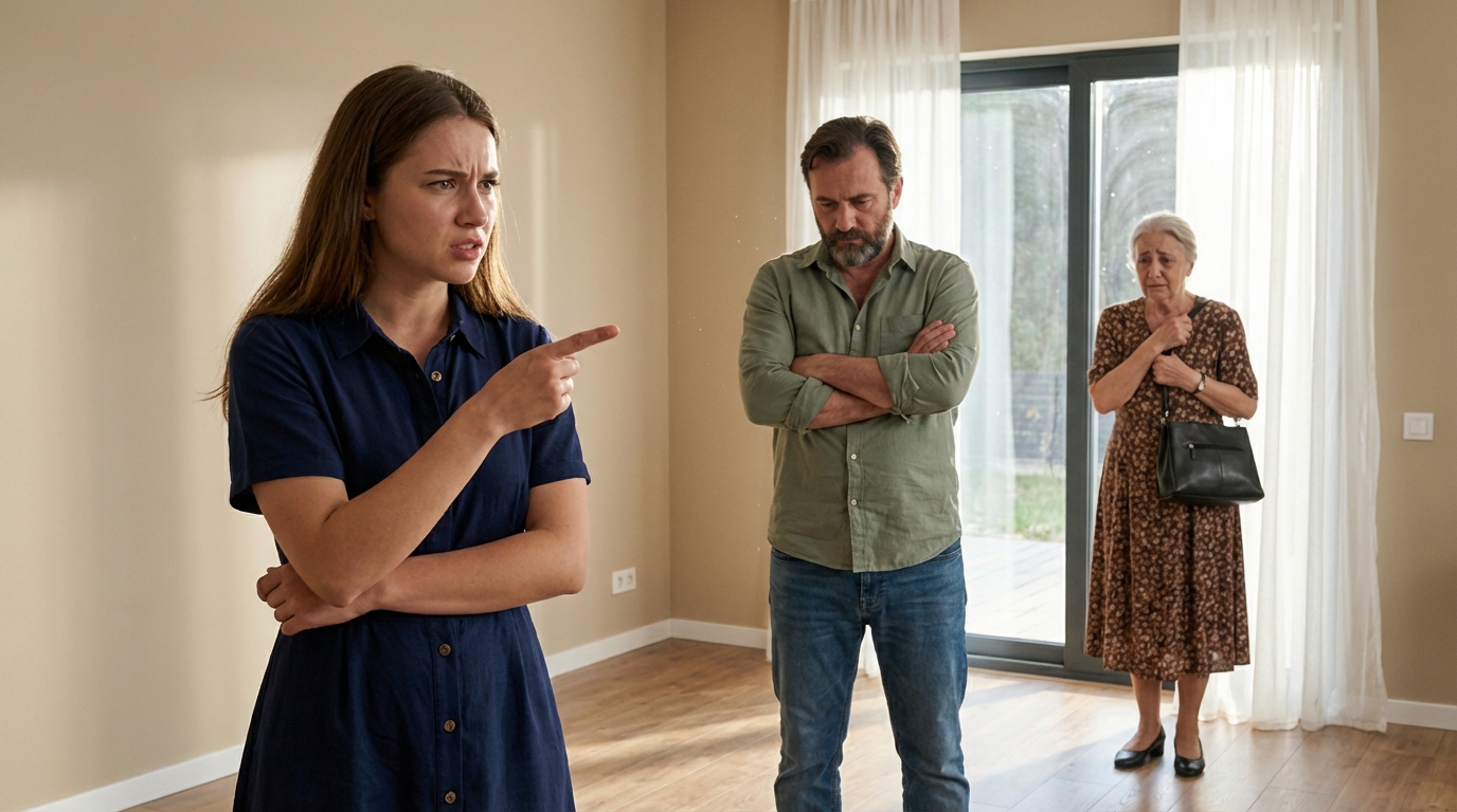 — Ich höre auf, eure Launen zu finanzieren. Die Wohnung gehört mir, und auch das gesamte Geld gehört mir. Das ist alles, das Gespräch ist beendet — verschwinden Sie hier.