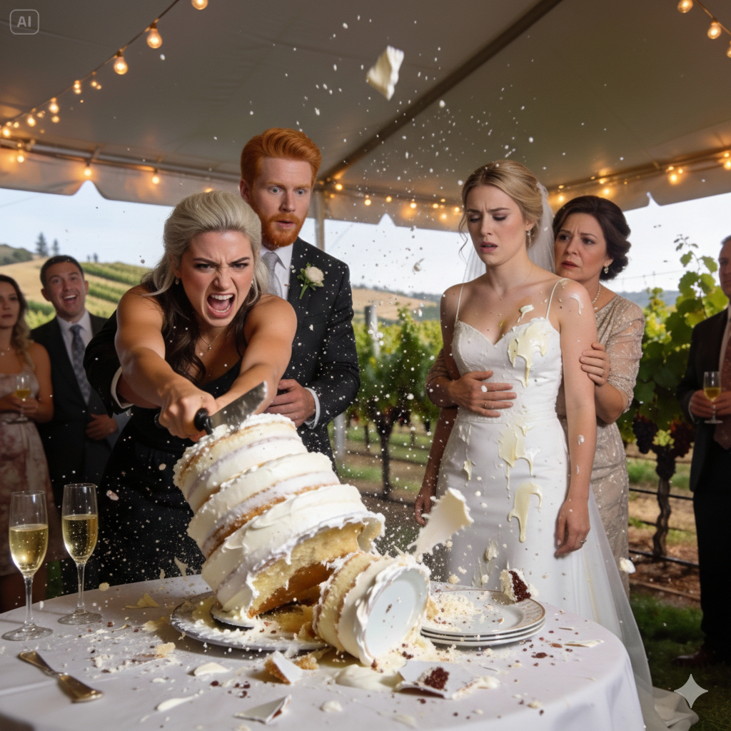 My sister smashed my wedding cake and yelled, “you think you’re better than me!” my mom pulled her into a hug and said, “she just needs to vent.” i said nothing. that night, i withdrew her $9,400 tuition deposit and froze her lease. at 8:40 am, she finally learned what “better” really costs. my wedding day was meant to be perfect, but instead, bethany, my 22-year-old sister, turned it into her personal stage.