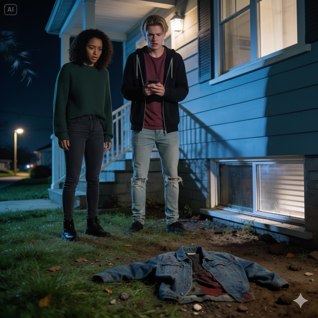 “Run. Don’t trust your mother,” my dad warned in the middle of the night. We fled barefoot. And the blood under her window? It told us everything she refused to say.