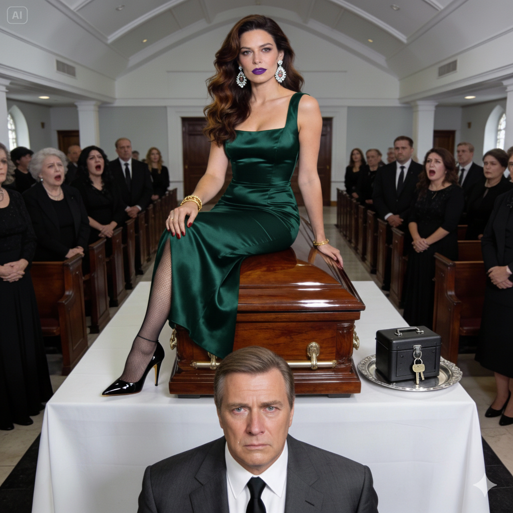 During my brother’s funeral, his widow sat on the coffin and announced she’d inherit $50 million. “Hand me the safe keys,” she said. The room chuckled. My father obeyed. But when the safe revealed only two $50 bills, the truth about my brother finally surfaced. I burst out laughing because my brother was…