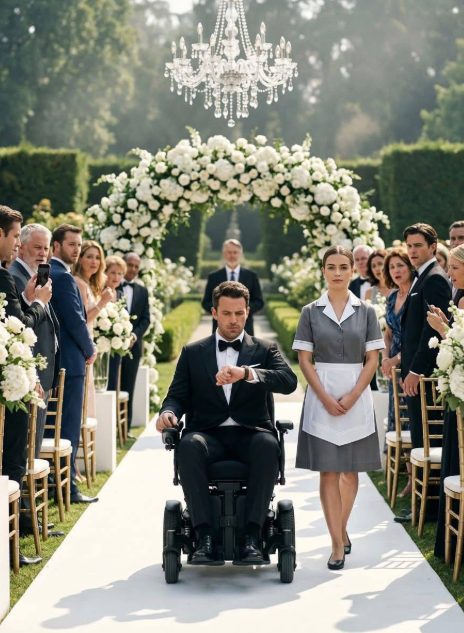 Ein querschnittsgelähmter Millionär wartete am Altar vor 400 Gästen der High Society … aber seine Braut erschien nie. Stattdessen erhielt er einen grausamen Brief, in dem sie gestand, mit einem anderen Mann durchgebrannt zu sein, weil sie seine Behinderung „nicht ertragen konnte“.
