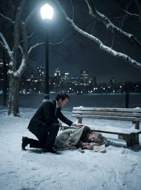 Er Feuerte Sie, Weil Sie Fünf Minuten Zu Spät Kam — Doch Als Er Sie Mit Der Krankenhausrechnung Ihrer Mutter Auf Der Straße Schlafend Fand, Veränderte Sich Alles