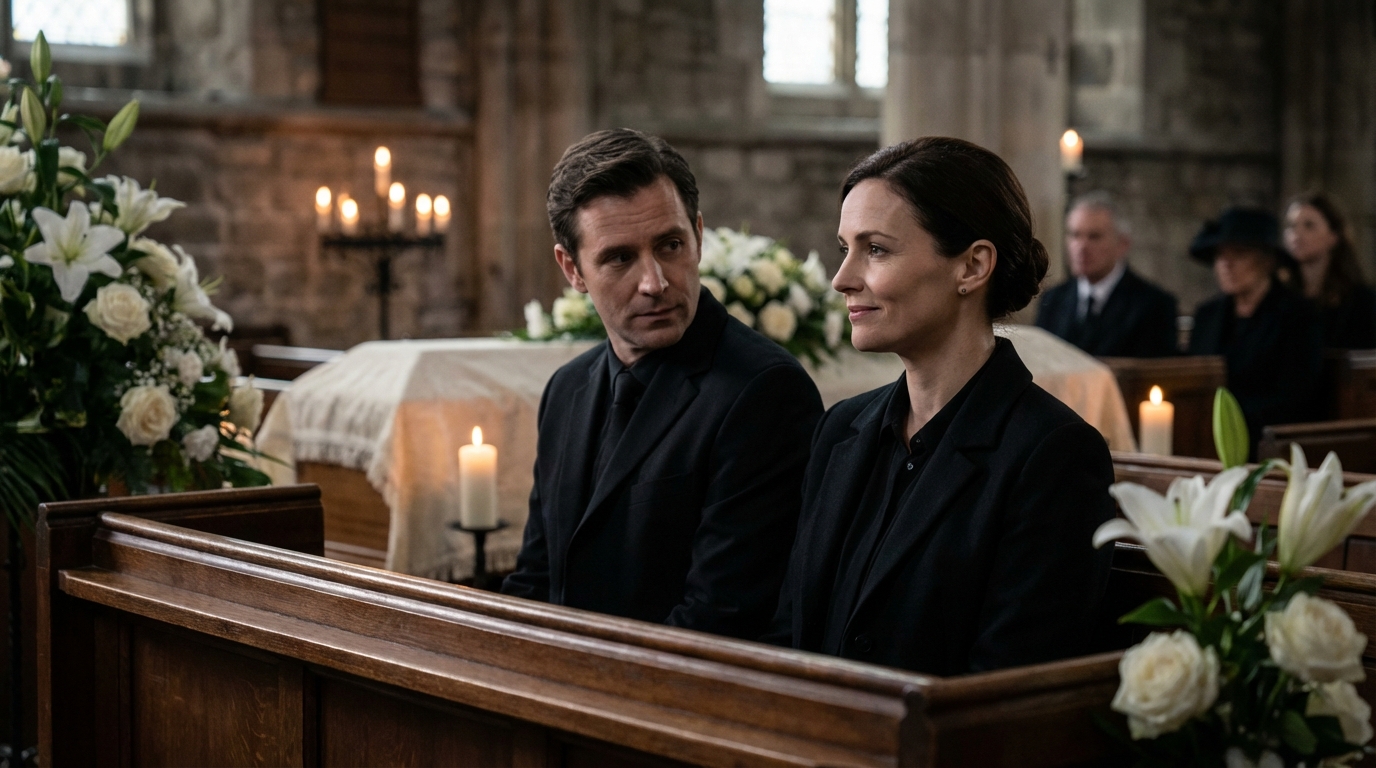 Während der Beerdigung meines Vaters zischte mir mein Mann ins Ohr: „Ich habe das Schloss an deiner 30-Millionen-Dollar-Erbwohnung ausgetauscht. Wenn du sie nicht annimmst, lassen wir uns scheiden.“ Ich konnte nicht aufhören zu lachen, weil die Wohnung…