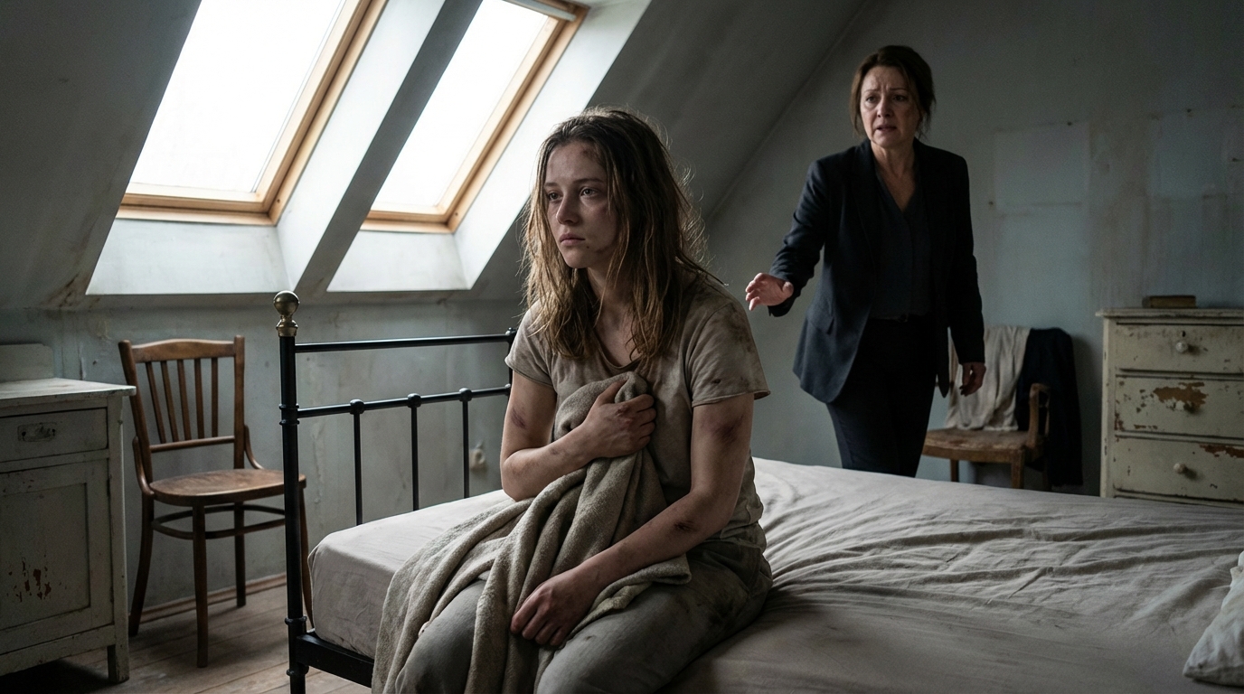 Meine Schwiegereltern fuhren nach Hawaii und zwangen mich, zurückzubleiben, um mich um die stille, bettlägerige Tochter meiner Schwägerin zu „kümmern“. Nur wenige Minuten nach ihrer Abreise stand sie auf und sagte: „Sie wollen meine 4 Millionen Dollar. Bitte helfen Sie mir.“ Als sie zurückkamen…