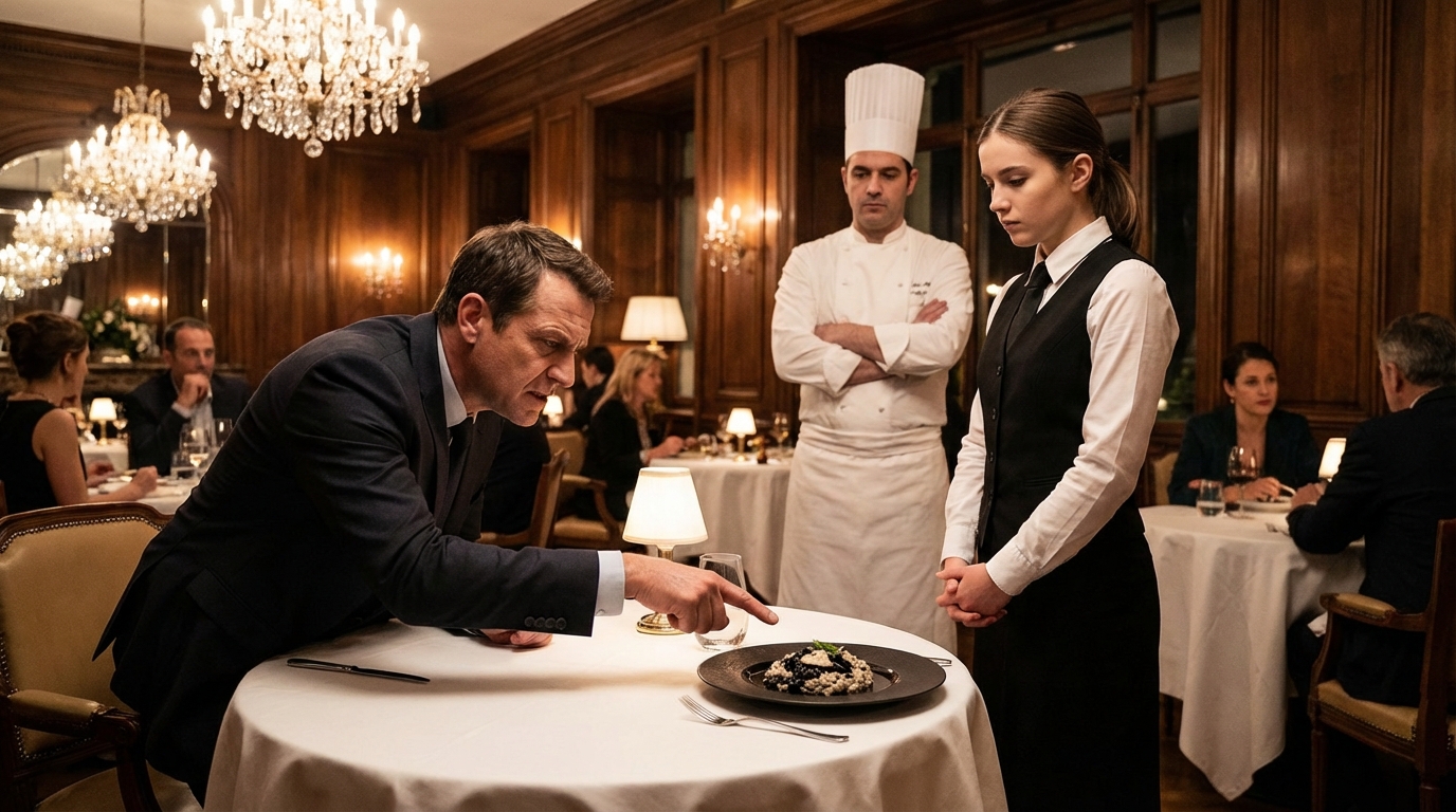 Ein Milliardär unterbrach seinen Biss und fragte: „Wer hat das hergestellt?“