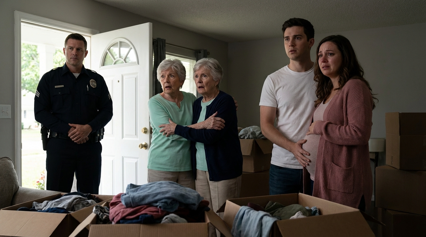 Als ich früher nach Hause kam, als es irgendjemand erwartet hatte, betrat ich das Haus und fand meine Eltern vor, wie sie meine Sachen einpackten. Sie behaupteten, sie würden mir nur „helfen“, in eine kleine Wohnung umzuziehen – während mein Bruder und seine schwangere Frau sich gerade darauf vorbereiteten, es sich in meinem großen Haus bequem zu machen. „Du brauchst all den Platz doch nicht“, witzelten sie. In diesem Moment beschloss ich, die Polizei zu rufen.