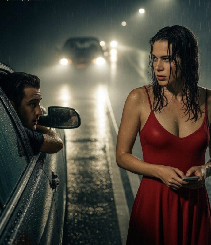 Er ließ mich im strömenden Regen zurück, siebenundfünfzig Kilometer von zu Hause entfernt. ‚Vielleicht wird dir der Fußmarsch ein bisschen Respekt beibringen‘, sagte er mit einem grausamen Grinsen.