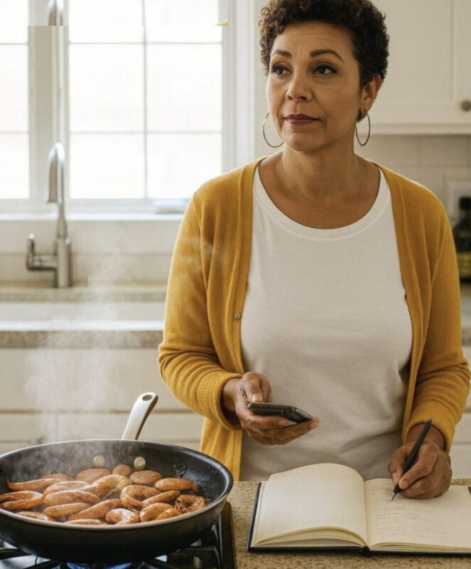 Meine Tochter vergaß aufzulegen, also hörte ich, wie ihre Schwiegermutter sagte: „Ich hoffe, sie kommt nicht zur Hochzeit – für Menschen, die so gebaut sind, gibt es keinen Platz. Ihre Mutter könnte für drei essen.“