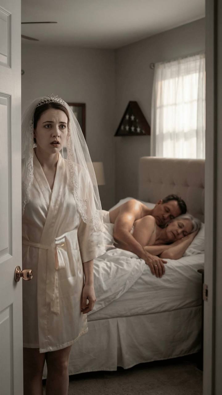 In der Hochzeitsnacht musste ich mein Bett meiner Schwiegermutter überlassen, weil sie „betrunken“ war – doch am nächsten Morgen fand ich etwas am Bettlaken, das mich sprachlos machte.