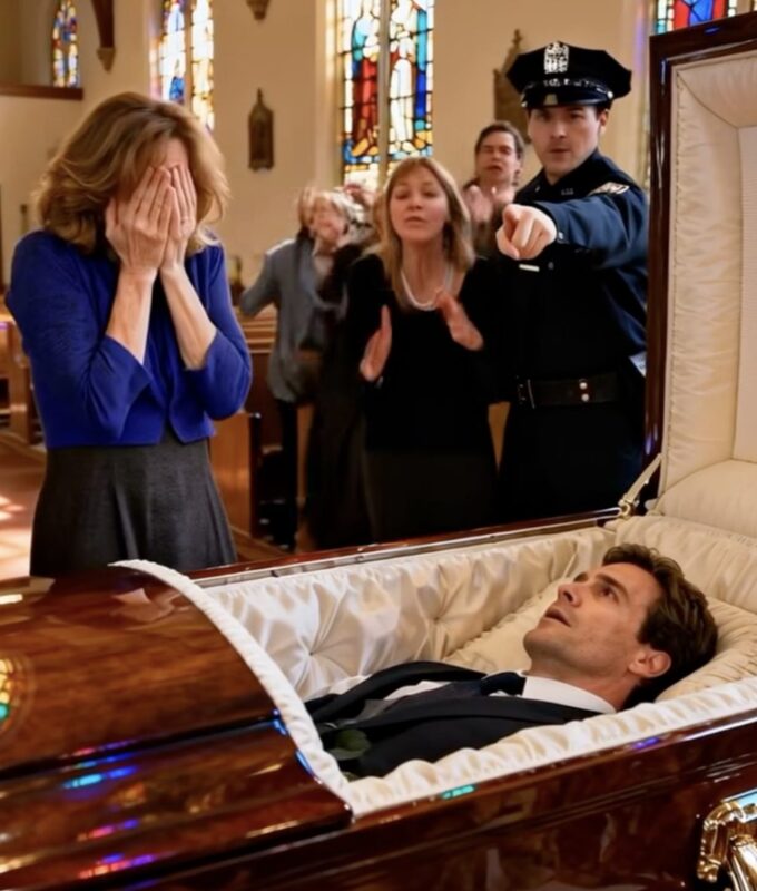 Ein letzter Blick auf ihren Sohn wurde zum Albtraum – als der Deckel geöffnet wurde, wurde ihr Gesicht blass, und die nächsten Worte waren: „Officer, bitte kommen Sie sofort.“