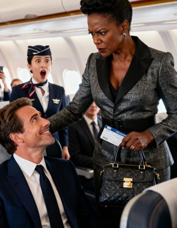 Ein schwarzer weiblicher Milliardärin wurde ihr Sitzplatz in der Ersten Klasse von einem weißen Passagier gestohlen, der sie zudem beschimpfte – und der Flug wurde sofort gestrichen…