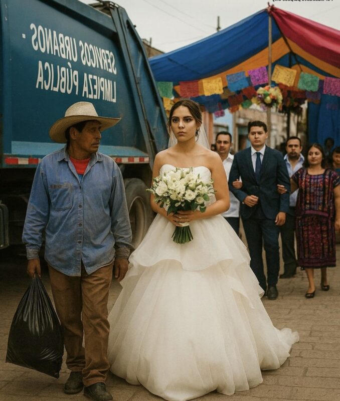 Die Familie des Bräutigams verließ mitten in der Hochzeit wutentbrannt den Saal, als sie erfuhren, dass die Eltern der Braut Müllsammler waren – bis ein Lastwagen vorfuhr, ihr Vater ausstieg und Stille einkehrte, als alle sahen, was er in den Händen hielt.