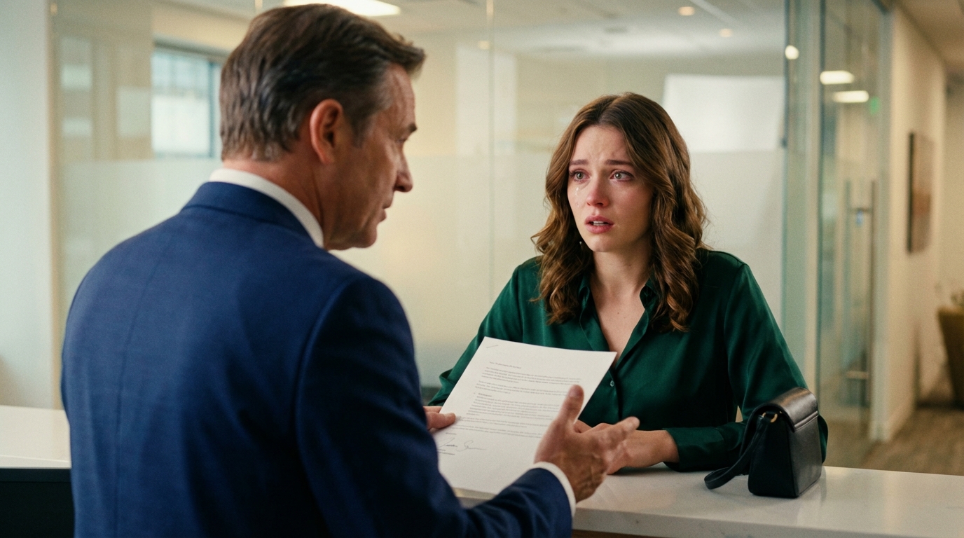 „Ich kam zur Bank, um Nein zu sagen“, sagte ich dem Manager. Er starrte auf die Papiere, dann auf mich. „Sie haben bereits unterschrieben“, sagte er langsam. Mir lief das Blut in den Adern kalt. „Das ist unmöglich. Ich war noch nie hier.“ Er drehte mir das Dokument zu — und ich erkannte meine Handschrift. Was wir als Nächstes aufdeckten, war nicht nur Betrug. Es war ein so tiefer familiärer Verrat, dass er meinen Stiefvater für die nächsten fünfzehn Jahre ins Bundesgefängnis schicken würde …