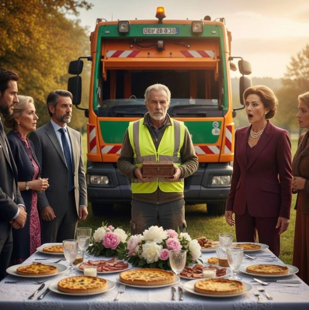 „Die gesamte Familie des Bräutigams verließ die Zeremonie, als sie entdeckte, dass die Eltern der Braut „mit Müll arbeiten“. Wenige Minuten später kam ein Müllwagen… und was der Vater der Braut daraus holte, brachte den ganzen Saal zum Schweigen.“