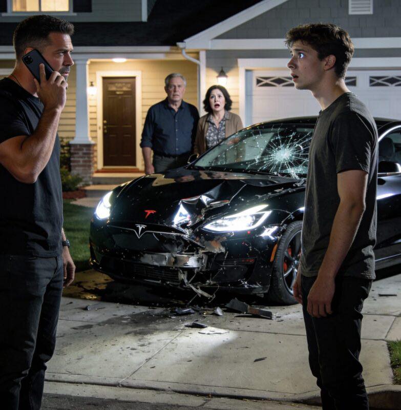 Mein jüngerer Bruder hat meinen nagelneuen Tesla Model S Plaid zu Schrott gefahren.