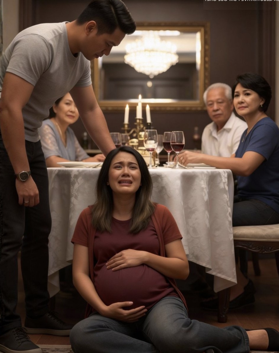 Eine schwangere Ehefrau wurde von ihrem Mann öffentlich gedemütigt – bis eine einzige Nachricht den mächtigsten Mann des Landes herbeirief.