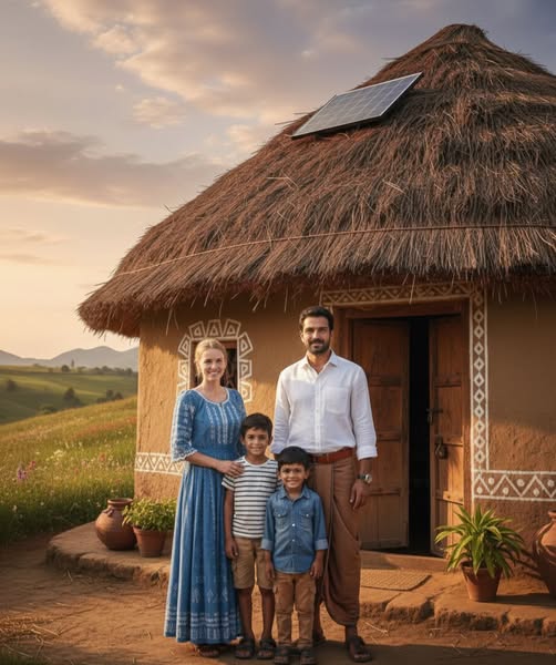 Mit 36 heiratete ich eine Bettlerin, wir bekamen zwei Kinder – doch eines Tages fuhren drei Luxusautos vor und enthüllten ihre wahre Identität. Das ganze Dorf war schockiert.