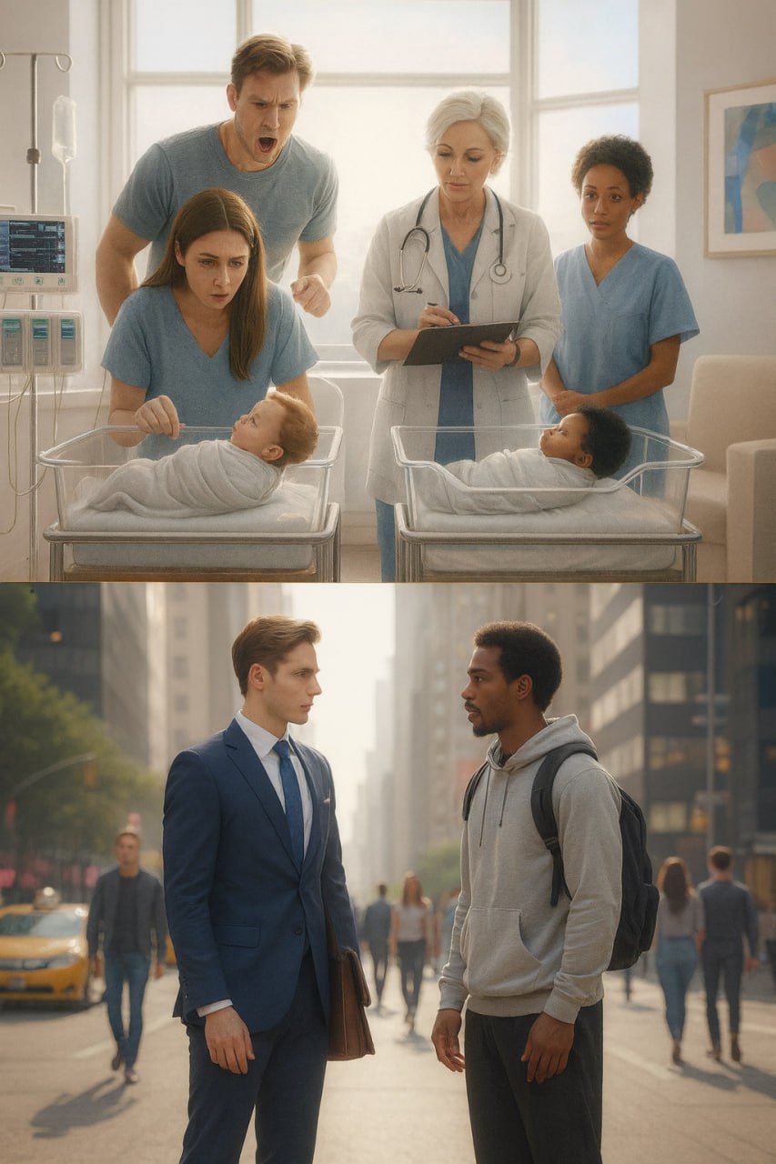 „Die Zwillinge in zwei Farben: Das Bedauern eines Vaters nach 20 Jahren“ „Wenn die Liebe vom Stolz geblendet wird, muss die Wahrheit manchmal Jahrzehnte warten, bis sie ans Licht kommt.“