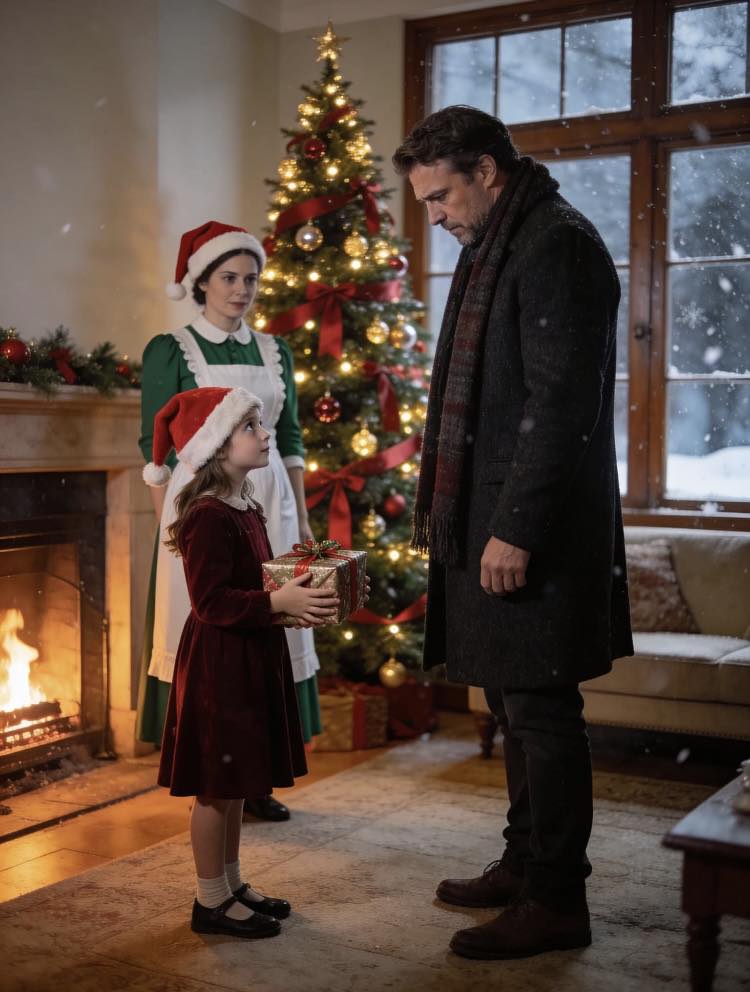 Dieser Milliardär feierte jedes Jahr Weihnachten allein — bis die Haushälterin sechs Worte sagte, die sein Herz schmolzen…