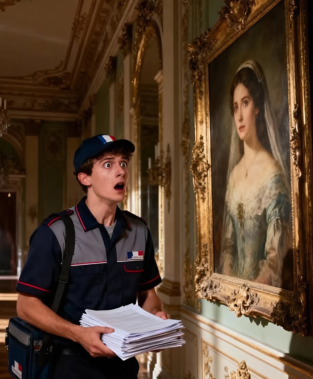 Eines Tages habe ich Dokumente in ein Herrenhaus geliefert und das Porträt meiner Frau an einer der Wände gesehen: Was ich danach entdeckte, hat mich sprachlos gemacht