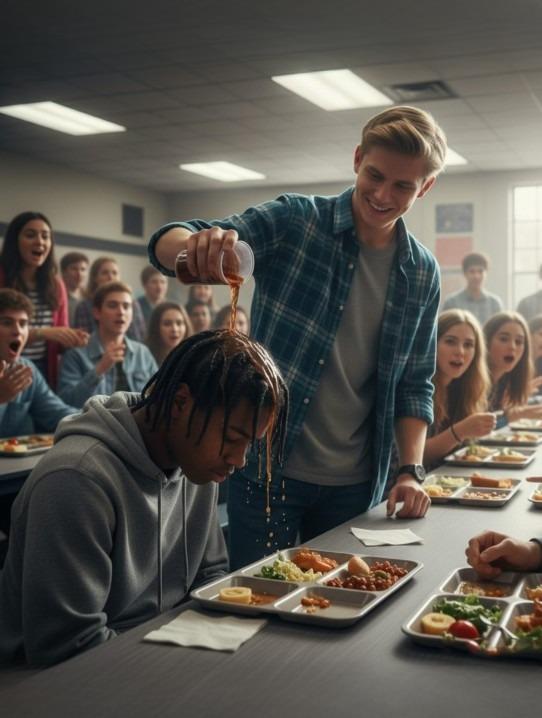 Ein Junge aus unserer Schule hat Kaffee auf den neuen Schüler verschüttet, ohne zu wissen, wer er wirklich war und was als Nächstes passieren würde