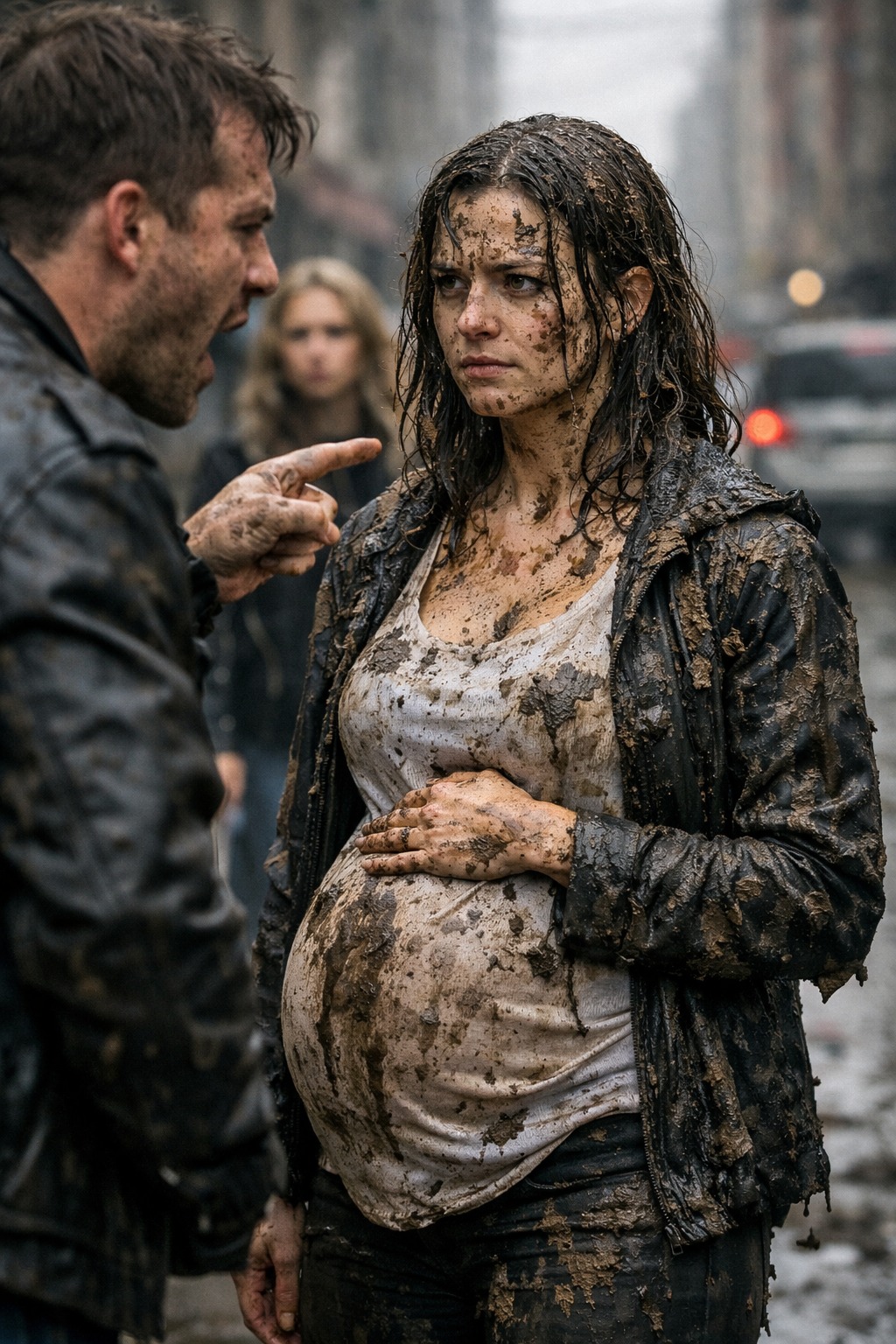 Er bewarf seine schwangere Ex-Frau mit Schlamm.