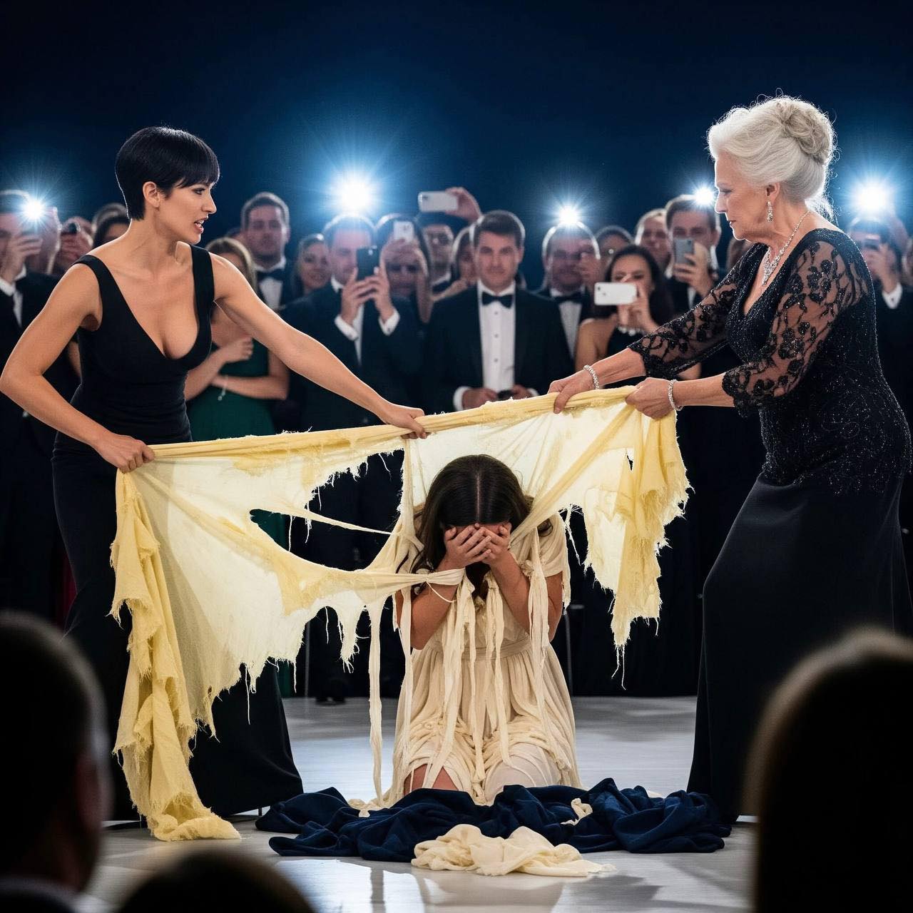 SIE RISSEN IHR KLEID UND NANNTEN SIE EINE DIEBIN VOR 200 GÄSTEN – Sie Hatten Keine Ahnung, dass Ihr Vater den Raum Besaß