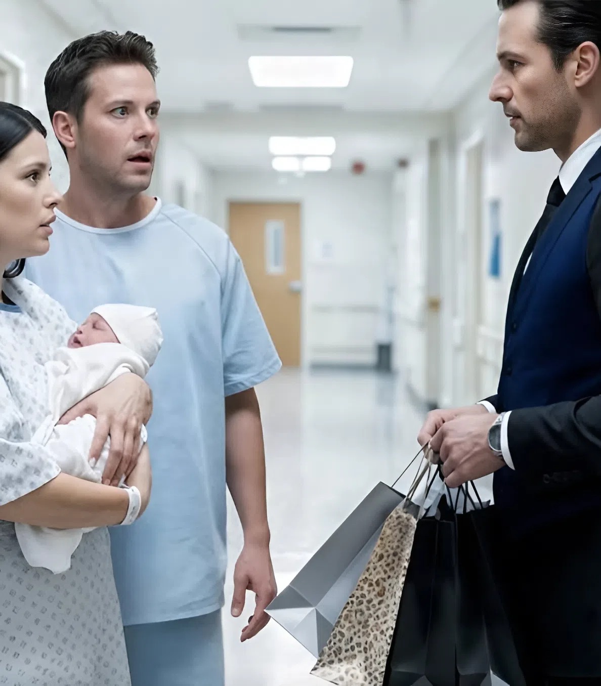 Direkt nach der Geburt traf ich zufällig meinen Ex-Mann im Krankenhausflur, und was er mir sagte, erschütterte mein Leben