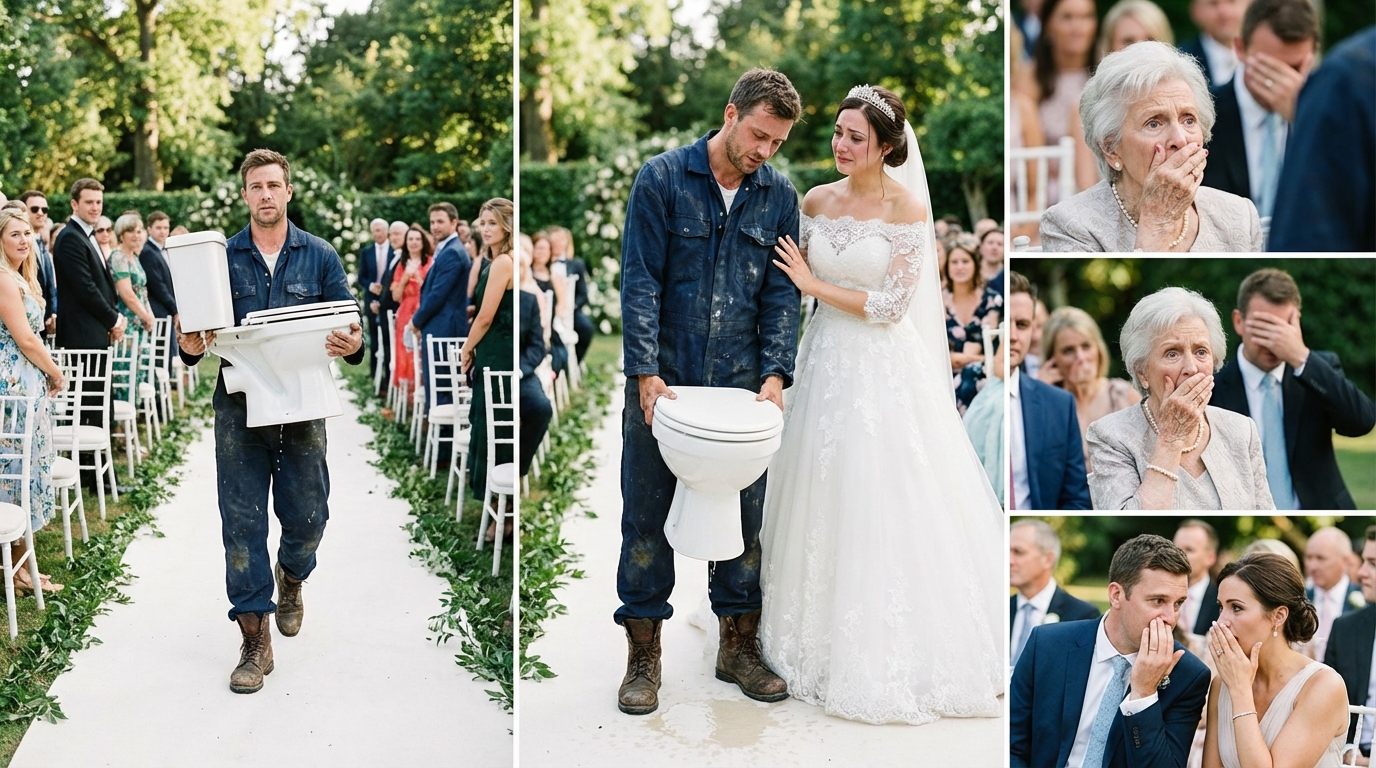 Meine Eltern haben an meinen Hochzeitsentscheidungen gezweifelt… Bis zu dem Moment, als sie meinen “Klempner”-Mann im nationalen Fernsehen erkannten