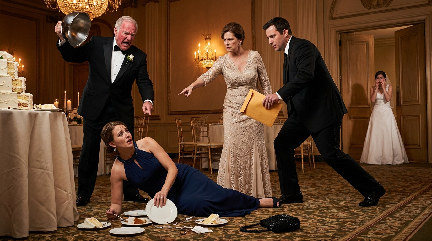 Auf der Hochzeit meiner älteren Schwester verlangten meine Eltern, dass ich ihr das 450.000 Dollar teure Haus in Denver „schenke“, das ich mir jahrelang durch Doppelschichten aufgebaut hatte. Ich weigerte mich – ganz ruhig. Mein Vater explodierte vor dem Hochzeitstisch und warf mich zu Boden, während meine Mutter zischte, ich würde „den Tag ruinieren“. Dann trat der Verlobte meiner Schwester zwischen uns und enthüllte das 25 Jahre alte Geheimnis, das sie gehütet hatten – und was sie mit meinem Haus vorhatten.