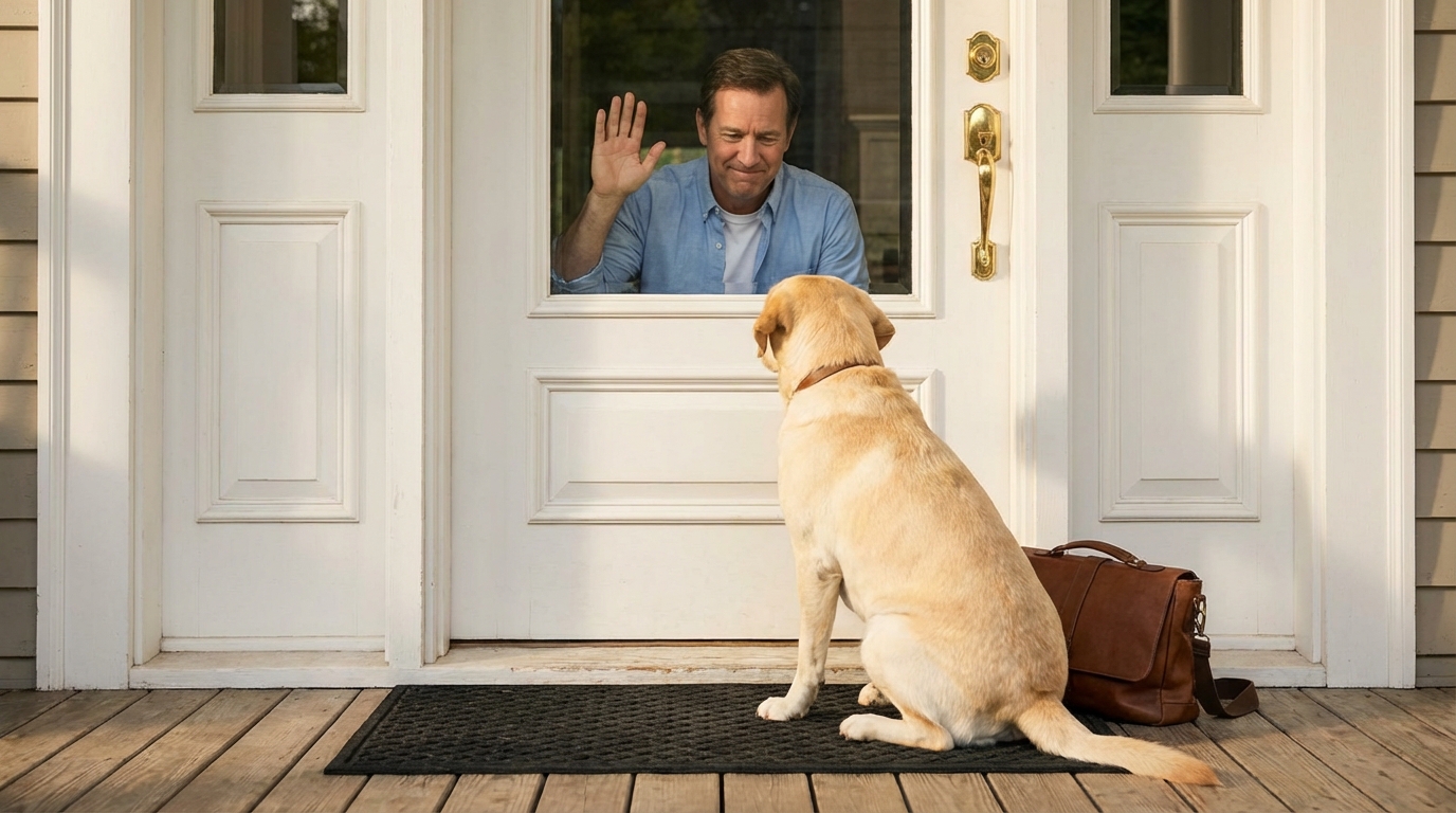 Wir sind für sieben Tage in den Urlaub gefahren, und als wir zurückkamen, hat mein Hund mich nicht einmal angeschaut, als ob ich ein Fremder wäre: Was die Kamerabilder enthüllten, hat mich sprachlos gemacht