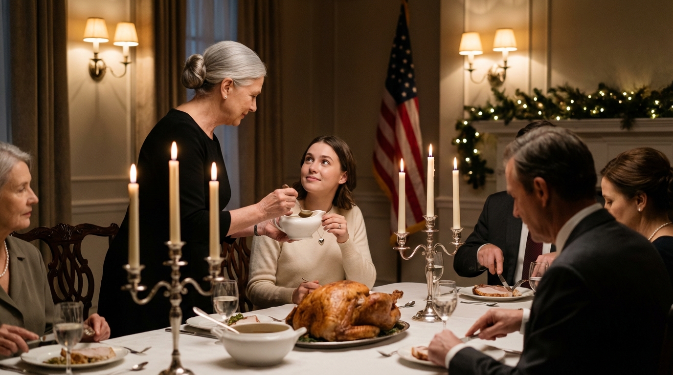 Beim Weihnachtsessen bedankte ich mich bei meiner Tante für den Schlüsselanhänger, den sie mir zwei Monate zuvor zum Geburtstag geschickt hatte. Sie hörte auf, die Soße umzurühren, und sagte: „Ich habe dir eine Wohnung gekauft – der Schlüsselanhänger war nur das kleine Extra.“ Es herrschte absolute Stille am Tisch. Meine ganze Familie, die eben noch gelächelt hatte, sah aus, als wäre dem Raum die Luft ausgegangen…