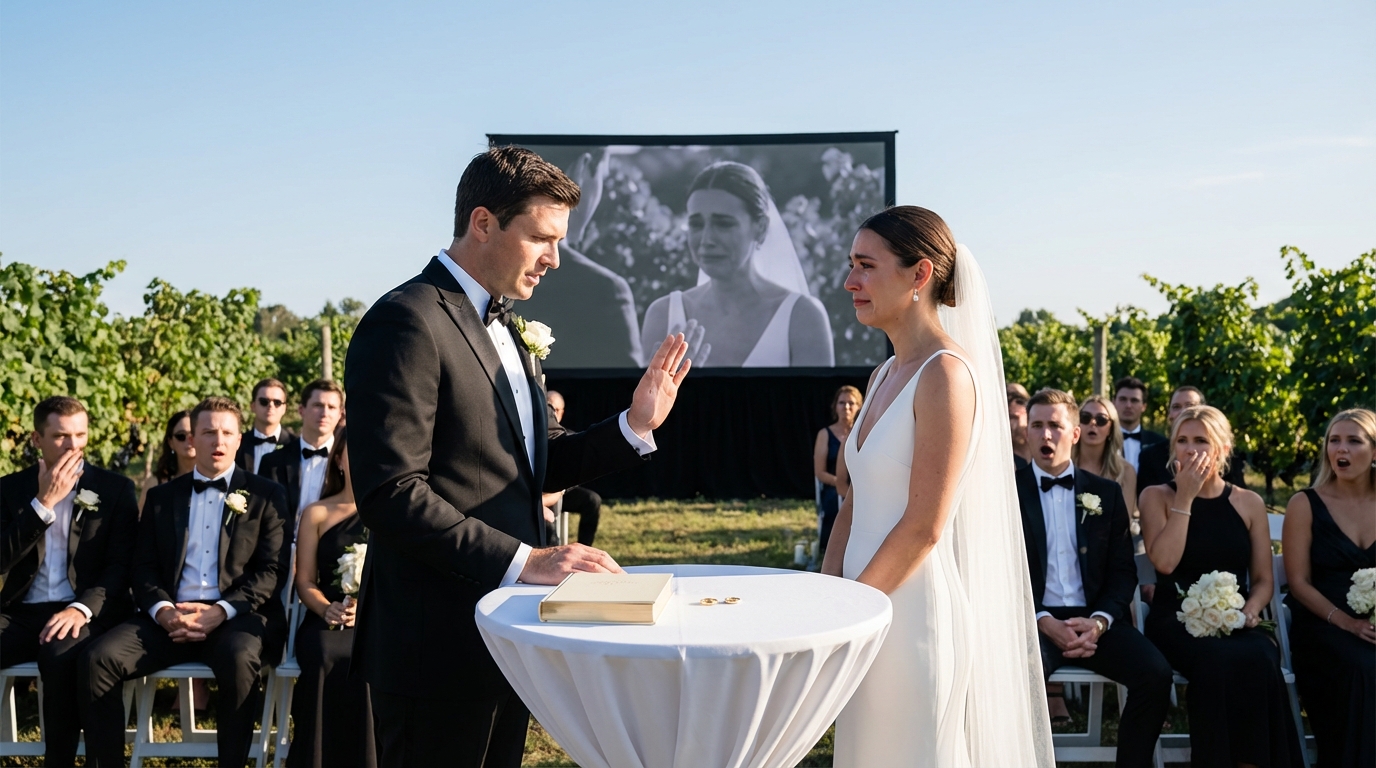 Ich habe meine verwöhnte Schwester eine Woche vor ihrer Hochzeit dabei erwischt, wie sie meinen Freund küsste. Ich habe es ihrem Verlobten erzählt und dachte, er würde es ignorieren, aber dann hat er alle auf der Hochzeit schockiert.
