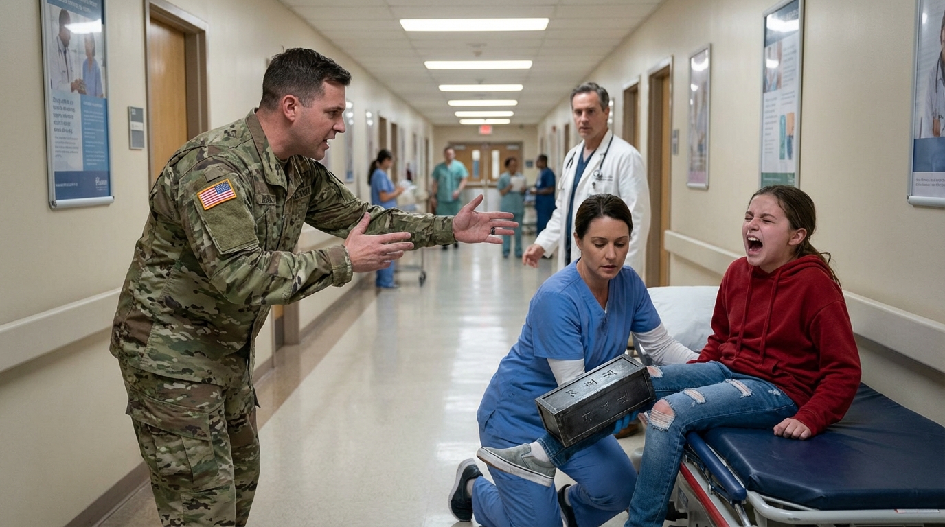 Da hörte eine unerfahrene Krankenschwester namens Ava auf zu gehen. Sie hat es nicht eilig gemacht. Sie sprach nicht sofort.