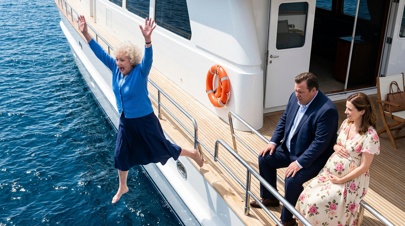 „Hallo, Fluss“, flüsterte meine Schwiegertochter, während sie mich ins Wasser stieß. Mein Sohn stand nur da und lächelte. Sie waren überzeugt, dass meine achtzig Millionen längst ihnen gehörten. Doch in jener Nacht… saß ich ruhig im Sessel und wartete.