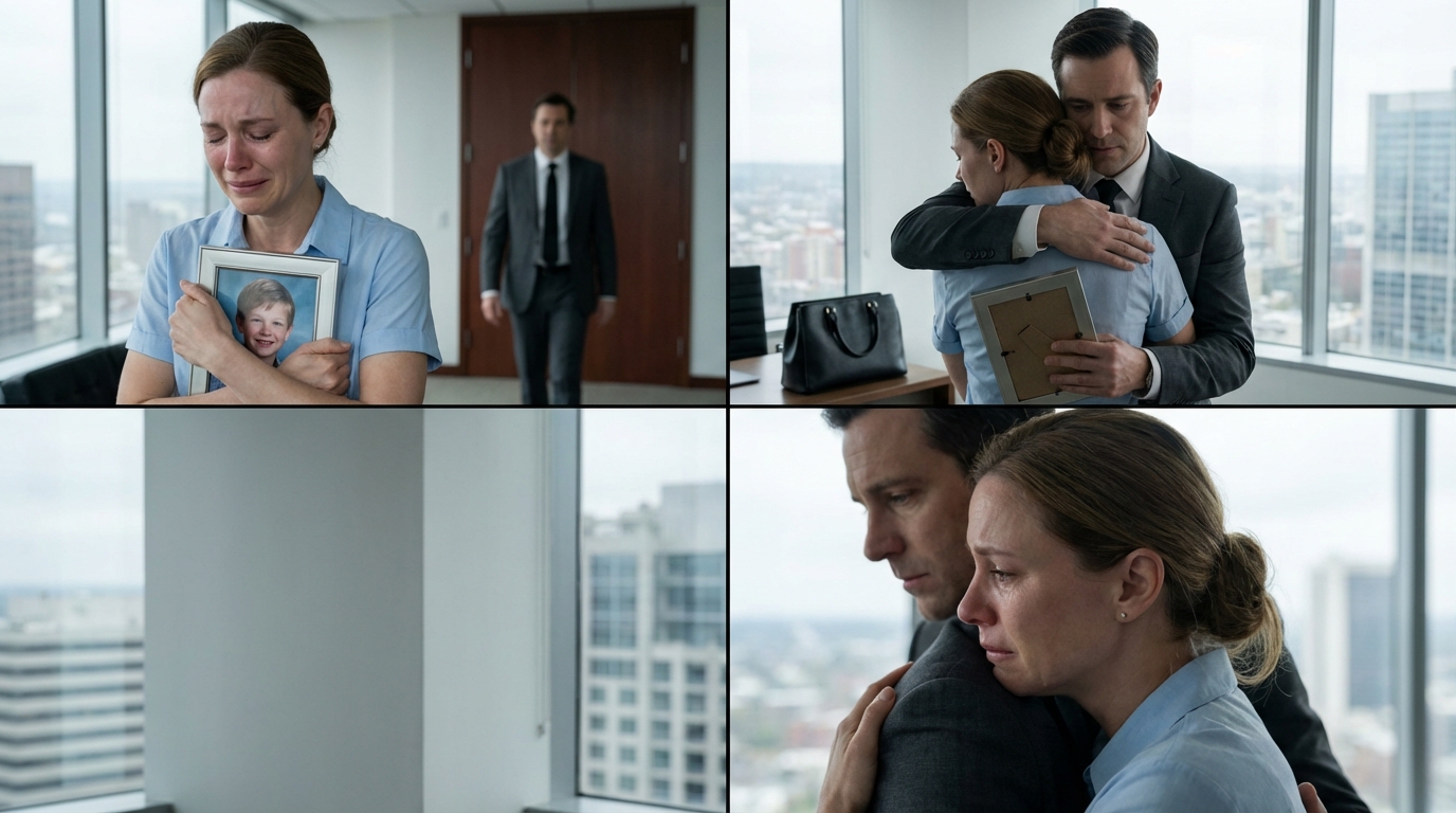 Ein schüchternes Mädchen putzte das falsche Büro – und entdeckte ein Foto von sich selbst auf dem Schreibtisch des CEOs