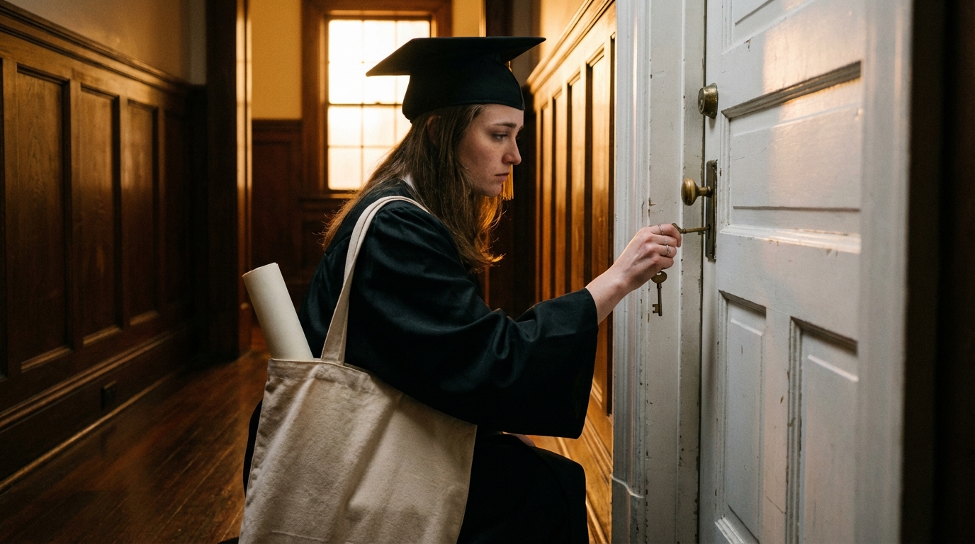 Zu meinem Abschluss kam niemand. Einige Tage später schrieb mir meine Mutter: „Ich brauche 2.100 Dollar für den Sweet-16-Geburtstag deiner Schwester.“ Ich überwies einen einzigen Dollar mit dem Kommentar „Alles Gute“. Danach ließ ich das Schloss austauschen. Kurz darauf stand die Polizei vor meiner Tür.