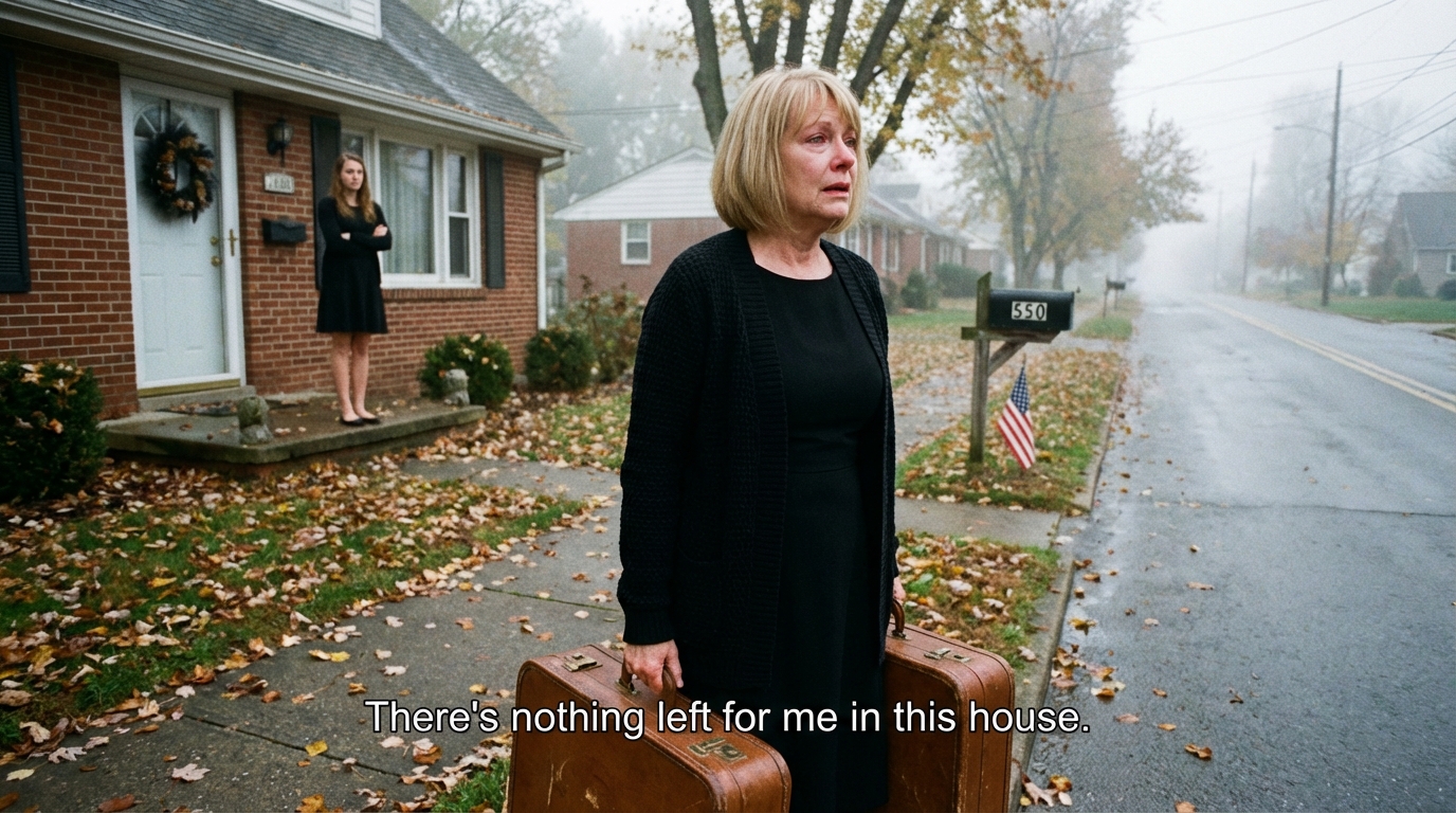 Sie hat mich am Tag nach der Beerdigung meines Sohnes rausgeworfen und schmunzelt, dass das Haus jetzt “ihres” gehöre – sicher, dass ich am Ende in meinem Auto schlafen würde. Bei der Testamentseröffnung lachte sie darüber, dass ich obdachlos war – bis der Anwalt einen versiegelten Umschlag öffnete, den mein Sohn heimlich vorbereitet hatte. Was darin war, veränderte nicht nur meine Zukunft, sondern offenbarte auch Jahre voller Lügen, kalte Berechnungen und einen Plan, den sie nie kommen sah.