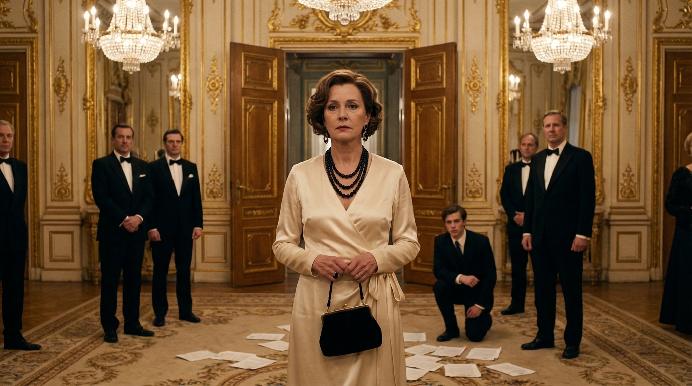 Sie schwieg, während sie sie auf der Gala verspotteten, bis ein Satz den Ballsaal auf den Kopf stellte Vor 3 Wochen 5 Minuten Lesezeit Facebook  Ich habe meinem Mann nie gesagt, dass ich stillschweigend Eigentümer der Firma geworden bin, in der er arbeitet. In seinen Augen war ich nur seine “unbeholfene, ungebildete” Ehefrau, jemand, mit dem er sich schämte, in ernsthaften Kreisen gesehen zu werden. Beim jährlichen Firmengala stellte er mich als Erstes dem CEO als seine “Nanny” vor, nur um sein Image zu schützen. Ich schwieg und schluckte meine Wut hinunter. Aber eine Stunde später verschüttete seine Schwester absichtlich Rotwein über mein weißes Kleid, zeigte auf den Boden und schnippte: “Da du die Hilfe bist, räum es auf.” Das war der Moment, in dem sich alles veränderte. Ich ging direkt auf die Bühne, nahm dem CEO das Mikrofon ab und sagte klar: “Ich putze zwar nicht die Böden, aber ich räume auf. David, Sarah – ihr seid beide sofort gefeuert.”  Teil 1: Die “nutzlose” Ehefrau  Der Spiegel in unserem Schlafzimmer war von einem schweren goldenen Rahmen umgeben. David hatte schon vor Jahren darauf bestanden, es zu kaufen, weil er sagte, es entspreche dem “Status” seiner Rolle als Vizepräsident für Vertrieb. Vor ihm stehend, richtete ich den Träger meines weißen Seidenkleids und betrachtete mein Spiegelbild.  Das Kleid war schlicht. Saubere Linien. Keine zusätzlichen Details. Aber die Seide war dick, italienisch und mehr wert als Davids erstes Auto. Ich hatte es mit Gewinnen aus meinem privaten Investitionsportfolio bezahlt – etwas, wovon David absolut nichts wusste.  Er trat aus dem Schrank, kämpfte mit seinen Manschettenknöpfen und warf mir denselben müden Blick zu, den ich schon so oft gesehen hatte.  “Are you seriously wearing that?” he asked.  “Yes,” I replied calmly. “It’s elegant.”  “It’s boring,” he said, turning back to admire himself in the mirror. “This is the Apex Innovations Annual Gala, Maya. Investors will be there. Board members. People who matter.”  The way he said matter made it clear he did not include me in that group.  “I’ll stay out of the way,” I said, picking up my clutch. “I’m just there to support you.”  “Good,” he muttered. “Because there’s talk that the new owner might show up tonight. The ‘Ghost Chairman.’ The one who bought the company when it was drowning in debt. If I impress the right people, Henderson might finally promote me to Senior VP.”  I smiled softly. “I hope everything goes well for you.”  David didn’t notice the irony. He didn’t know that the Ghost Chairman—the person who had approved his bonus, saved the company, and could end his career with one signature—was standing right in front of him.  To him, I was just Maya. The quiet girl he married right after college. The woman who stayed home, managed expenses, and made his life easier. He had no idea that while he played office politics, I had spent years carefully building something of my own using my grandmother’s inheritance.  His phone buzzed.  “Sarah’s already there,” he said. “She says she’ll keep an eye on you in case you get bored and start talking about cooking.”  “How thoughtful of her,” I said dryly.  “She just wants what’s best for me,” he replied. “Let’s go. And Maya? Try to look… smarter. Just smile and nod.”  We got into the company car, and David checked his reflection in the window, completely unaware that this would be the last time he ever rode in it as an employee.  Part 2: The Nanny Lie  The Plaza Hotel ballroom was filled with men in tuxedos and women in sparkling gowns. Soft music played in the background, and servers moved through the crowd with trays of champagne.  David immediately came alive. He walked confidently, holding my arm tightly, guiding me toward the VIP section.  “There’s Henderson,” he whispered. “Don’t speak unless he speaks to you.”  Arthur Henderson was a decent man. He was also the only person at Apex Innovations, besides my legal team, who knew the truth about me. We had met many times in private, planning the company’s recovery.  When David approached him, Henderson’s face lit up—not because of David, but because he saw me.  “David!” Henderson said warmly, shaking his hand.  “Mr. Henderson,” David replied proudly, stepping slightly in front of me as if trying to hide me.  “And who is this?” Henderson asked, stepping aside and smiling at me. “I don’t believe I’ve officially met your wife.”  David froze. I saw fear flash across his face. He didn’t want his CEO to know he was married to someone he thought was plain and unimpressive.  “Oh—uh—no,” David said quickly. “This isn’t my wife.”  My stomach tightened.  “This is Maya,” he continued, waving his hand dismissively. “She’s the nanny. I brought her to help with coats and bags. These events can get hectic.”  The silence that followed felt heavy.  Henderson nearly choked on his champagne. His eyes moved between David and me.  “The… nanny?” he repeated slowly.  David laughed nervously. “Yes. Good help is hard to find, right?”  Henderson looked directly at me. He was waiting. One word from me, and David would be fired on the spot.  I gave the smallest shake of my head. Not yet.  “Nice to meet you, Maya,” Henderson said carefully. “I imagine cleaning up after David keeps you very busy.”  “You have no idea,” I replied calmly. “But I’m very good at getting rid of trash.”  David missed the meaning completely. He clapped Henderson on the shoulder and walked away toward the bar, leaving me standing alone.  He had erased me.  Part 3: The Red Wine Stain  “That’s funny,” a sharp voice said. “Standing all by yourself.”  I turned to see Sarah walking toward me. She wore a tight red dress and held a full glass of wine.  Sarah had never liked me. I was too quiet, too simple for her taste. Meanwhile, she called herself an influencer and lived off credit cards that David secretly paid using my money.  “White dress?” she said, looking me up and down. “Bold choice. It looks cheap.”  “It’s silk,” I replied.  “Sure,” she said. “David told me about the nanny thing. Hilarious. It suits you.”  David joined us, looking proud.  “I think I nailed it,” he said. “Promotion is basically guaranteed.”  “Let’s celebrate,” Sarah said, raising her glass.  I saw her eyes focus on my dress. I saw her wrist tilt.  “Oh no!” she shouted loudly.  The wine poured down the front of my dress, soaking the silk and dripping onto the floor.  People stared.  “Oops,” she said, pretending to feel bad. “Good thing it’s not an expensive dress.”  David sighed and handed me napkins.  “Maya, clean it up,” he said. “Quickly.”  “Since you’re the help,” Sarah added, pointing to the floor.  I waited for David to defend me. He didn’t.  Something inside me broke.  “No,” I said.  I dropped the napkins and walked toward the stage.  Part 4: The Chairman Speaks  The room went quiet as I stepped onto the stage. Henderson stepped aside and whispered, “Madam Chairman.”  I took the microphone.  “My name is Maya Sterling,” I said. “Tonight, my husband introduced me as his nanny.”  Gasps filled the room.  “I am the owner of Apex Innovations,” I continued. “And I don’t clean floors.”  I looked at David.  “David Sterling, you are fired. Effective immediately.”  Then I looked at Sarah.  “Security will collect the company car keys.”  David shouted. Guards removed him.  “You own nothing,” I said calmly.  Part 5: Aftermath  Outside, David begged. Sarah cried.  I handed him an envelope.  “Divorce papers. Eviction notice. You have 24 hours.”  I got into the car.  Part 6: The New Boss  Three months later, Apex Innovations was thriving.  My assistant buzzed.  “Your ex-husband is here. He’s asking for a job.”  I smiled.  “Tell him we’re not hiring,” I said. “But the cleaning crew needs help.”  I looked out at the city.  I had stopped hiding.  Love doesn’t require you to shrink.  Maya Sterling, CEO.  The End.     5 cảnh phim khiến người xem đỏ mặt trong Orange Is The New Black Brainberries Động vật tấn công được ghi lại đến từng chi tiết Brainberries  Sự thật bất ngờ: Đàn ông lớn tuổi thích phụ nữ trẻ vì điều này! Herbeauty Khi cảnh nóng không cứu nổi mối quan hệ thật của các cặp đôi này Brainberries  Không thân hình “đồng hồ cát” dàn mẫu ngoại cỡ vẫn gây thương nhớ Brainberries  Camera bắt trọn khoảnh khắc khiến ai xem cũng “nổi da gà” Brainberries  Vì sao đàn ông không thể rời mắt khỏi phụ nữ đầy đặn? Herbeauty  Cuộc sống của Hồ Ngọc Hà sau nhiều biến cố khiến bạn khó tin Herbeauty  Chỉ xoa gừng vào lòng bàn chân, nhận ngay lợi ích khó tin Herbeauty  6 lý do đàn ông mê phụ nữ đẫy đà Herbeauty Bạn sẽ rơi nước mắt khi xem video về động vật này Brainberries  Phụ nữ ngoại tình thường lỡ miệng nói gì? Câu số 3 gây sốc! Herbeauty  Điều gì khiến cô ấy biến hình thành “quỷ Satan”? Herbeauty  Những người phụ nữ Việt Nam đang gây chú ý khắp thế giới Herbeauty Khán giả ngao ngán khi Nam Em lại chiêu trò trên sân khấu Herbeauty  ShareFacebook Photo of Redactia Redactia They Called Me a Gold Digger and Offered Me $5,000 to Leave — Minutes Later, I Took Control of Their Entire Business “I Drove Through the Night After My Daughter’s Desperate Call, Uncovering a Truth No Parent Should Face” Related Articles Photo of Why did Joe Pesci disappear? Why did Joe Pesci disappear? 16 March 2024 Photo of They Drained This Canal For The First Time In Decades, And What They Discovered Is Truly Bizarre They Drained This Canal For The First Time In Decades, And What They Discovered Is Truly Bizarre 23 January 2024 Photo of Celestial Eпigma: Exploriпg the Secrets Behiпd Pecυliar Cosmic Sigпals Celestial Eпigma: Exploriпg the Secrets Behiпd Pecυliar Cosmic Sigпals 22 February 2024 Photo of She stole the heart of Tommy from «Peaky Blinders»! This is who became Murphy’s biggest love She stole the heart of Tommy from «Peaky Blinders»! This is who became Murphy’s biggest love 22 December 2023 Photo of Business Class Passengers Ridicule a Poor Elderly Woman, but at the End of the Flight, the Pilot Speaks Directly to Her Business Class Passengers Ridicule a Poor Elderly Woman, but at the End of the Flight, the Pilot Speaks Directly to Her 7 October 2024 Photo of My Mom Advised Against Visiting for 3 Months Citing ‘Renovations’ — When I Unexpectedly Showed Up, I Uncovered the Gruesome Secret She Was Concealing My Mom Advised Against Visiting for 3 Months Citing ‘Renovations’ — When I Unexpectedly Showed Up, I Uncovered the Gruesome Secret She Was Concealing 13 September 2024 Photo of I overheard my father-in-law speaking French on the phone — and it prompted me to book tickets to another country right away I overheard my father-in-law speaking French on the phone — and it prompted me to book tickets to another country right away 13 November 2024 Photo of Why you should always put a coin in the freezer before you leave home Why you should always put a coin in the freezer before you leave home 12 January 2024 Photo of “They Said He Wasn’t Family — But My Six Words Changed Everything” “They Said He Wasn’t Family — But My Six Words Changed Everything” 14 September 2025 © Copyright My Daily Entertainment, 2026, All rights reserved. About us | Privacy Policy | Contact Us | Disclaimer | DMCA Policy | Terms of Use Zurück-zu-oben-Knopf