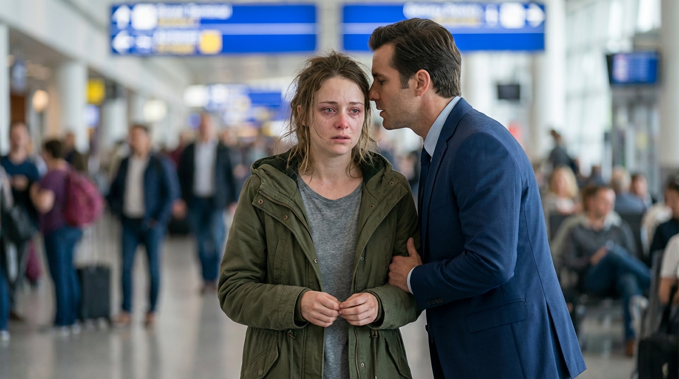 Am Flughafen haben sie mich im Stich gelassen; Ein Milliardär hat eine Lüge geflüstert. Vertrau mir, sie werden es bereuen!