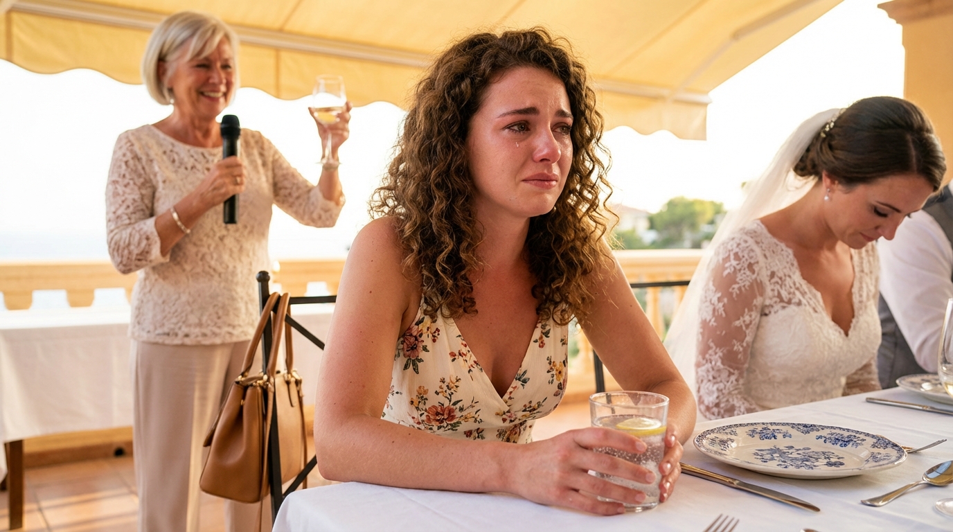 Beim Probeessen meiner Schwester standen meine Eltern auf und verkündeten: “Wir zahlen für alles, weil unsere leibliche Tochter es verdient. Im Gegensatz zu manchen anderen.” Der ganze Raum drehte sich zu mir um. Ich lächelte, nahm mein Glas, sagte drei Worte, die das Gesicht meiner Mutter erblassen ließen.
