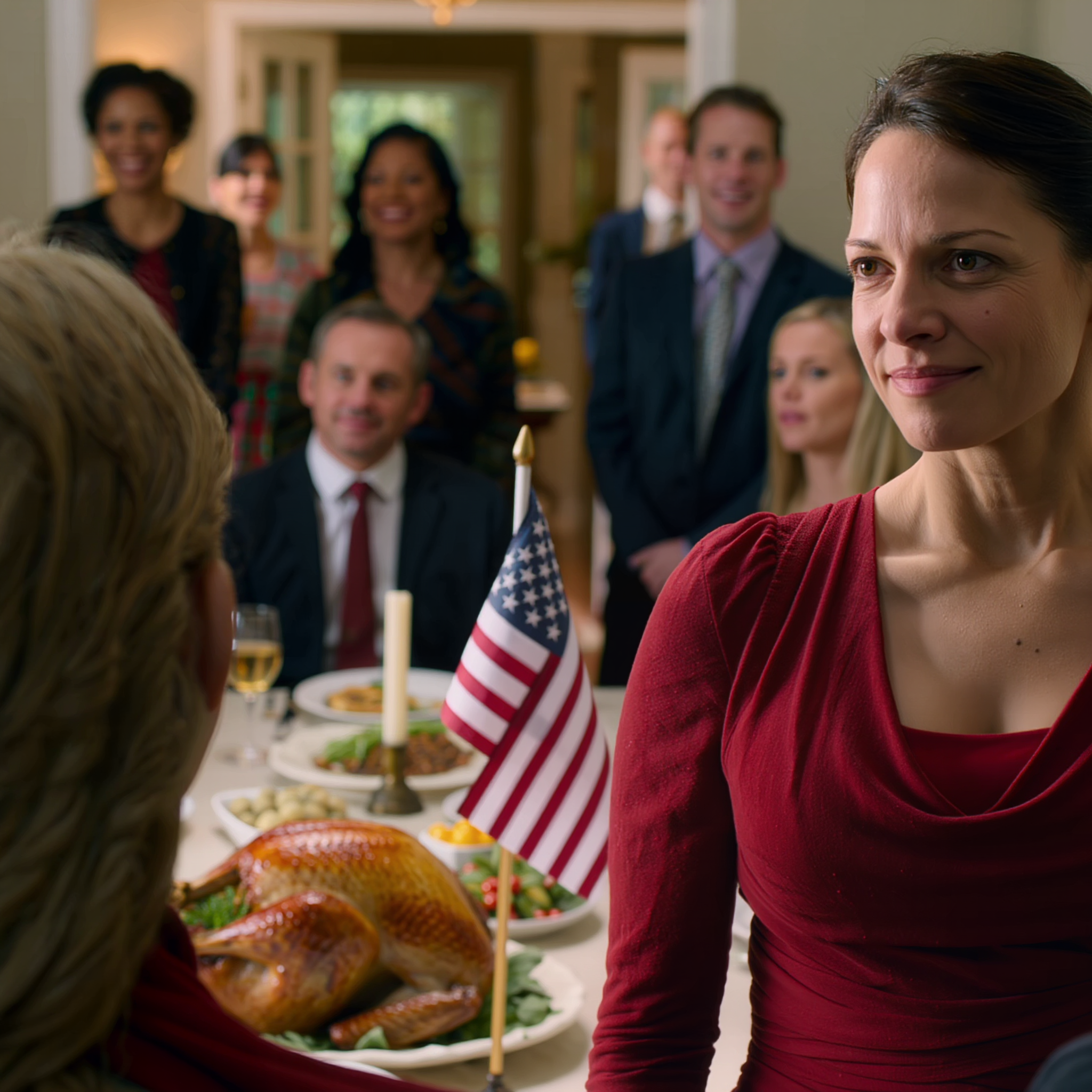 Thanksgiving, fnøs min søster, “svarer du stadig i telefonen?” – jeg smilede bare, Stone Global ventede … og mit smil fik Jessica til at fryse et øjeblik. Bordet duftede af kalkun, festlige servietter, fodboldkampen blandet med klirren af ​​is.