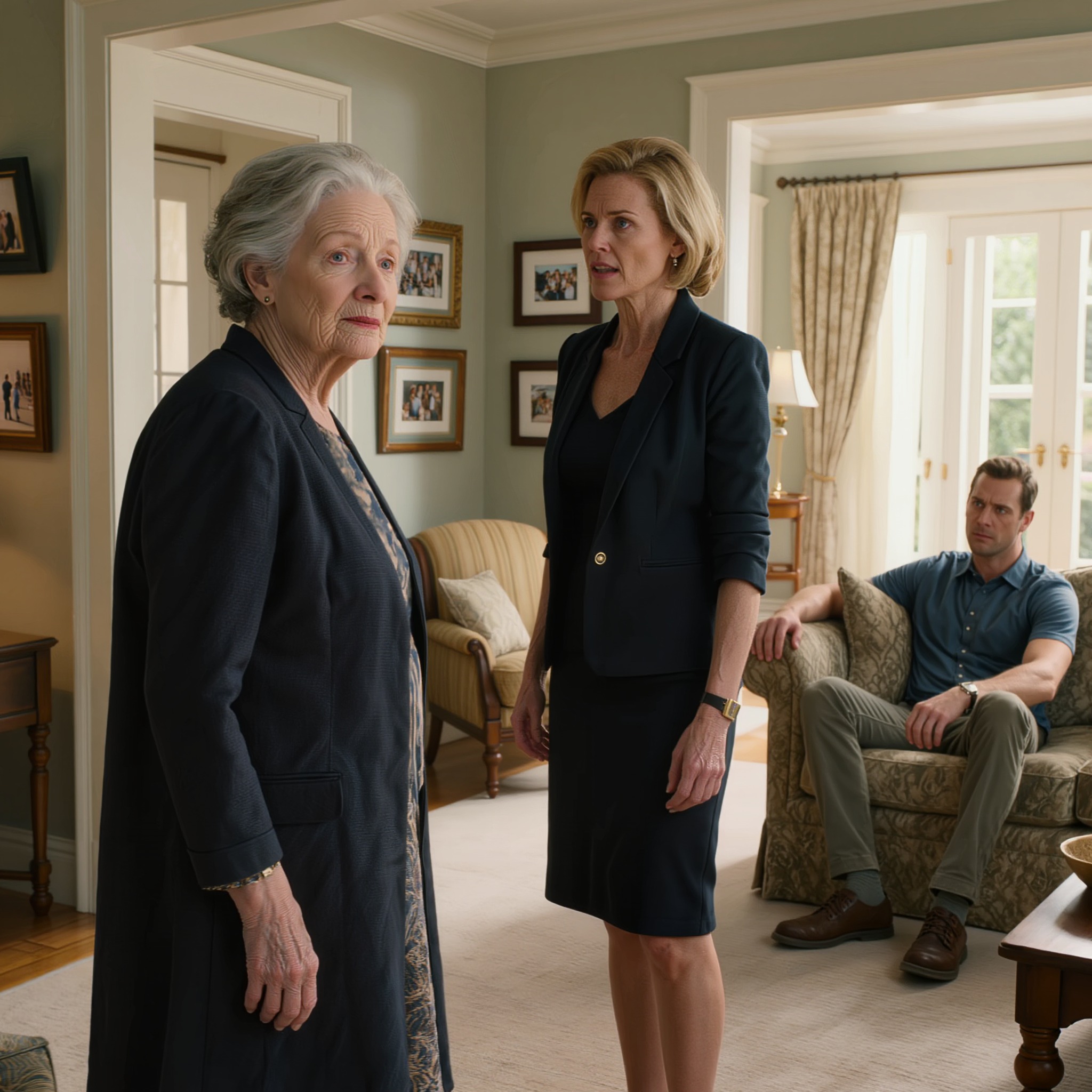 Ved min søns fødselsdagsmiddag førte min svigerdatter mig hen til en stol ved siden af ​​skraldespandene og gav et tyndt smil foran 60 gæster: “Det er her, du hører hjemme – du vil have det bedre med det, når du ikke er ved hovedbordet.” Jeg sagde ikke et ord. Jeg gik bare ud. Men få minutter senere udbrød kaos – hendes skrig rungede, da min søn åbnede kuverten i sine hænder, og alle par øjne vendte sig mod mig.